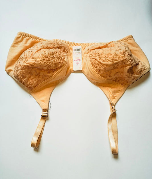 Embroidered Full Coverage Bra – Non-Padded